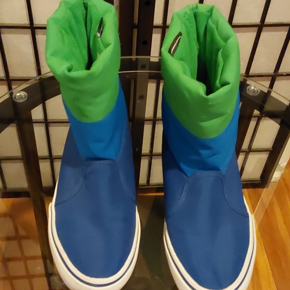 Adidas Vulc Rain Winter Boots Boys Youth Blue Green Booties Size US 3 1/2, UK 3 - Picture 6 of 8